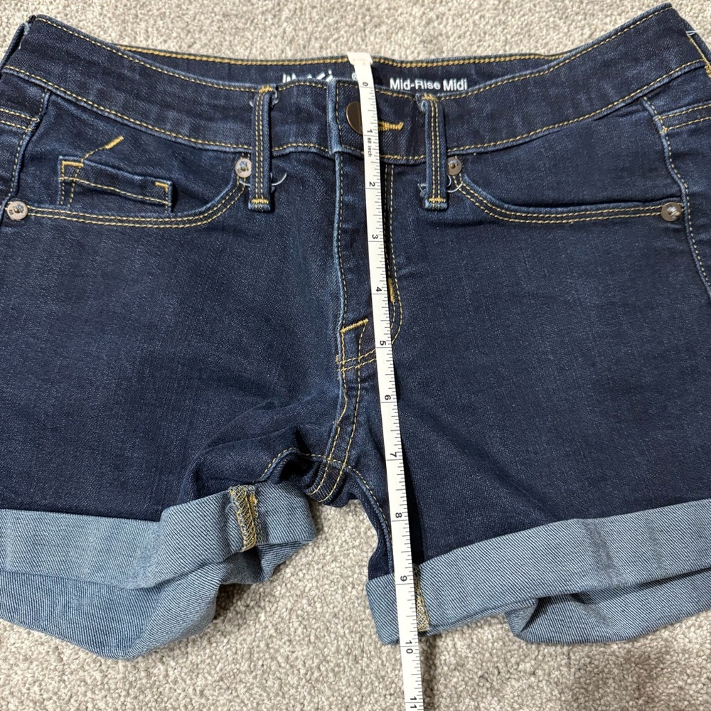 Mossimo mid-rise Army Green Shorts and Dark Blue Jean Short Bundle size 0/2 - Picture 9 of 11